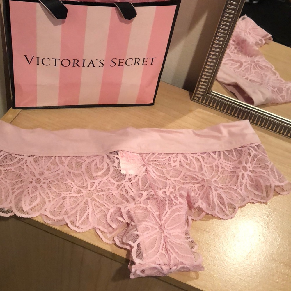 Pink lacy panty